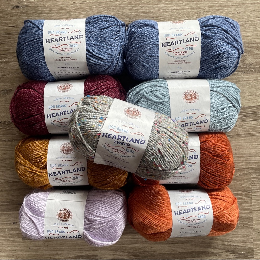 Lion Brand Heartland Yarn Collection - Multicolor